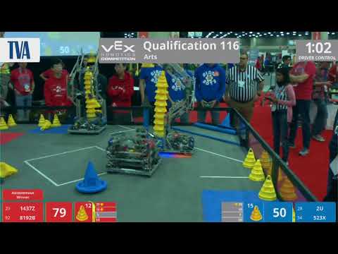 2018 VRC Arts Q116 - 1437Z 8192B vs 2U 523X - 138 to 95