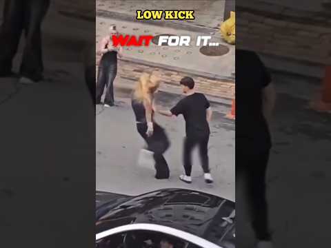 Low kick defense #boxing #muaythai #selfdefense