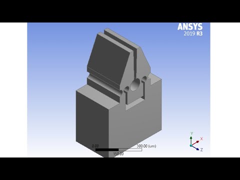 ANSYS 2019 R3 Tutorial - DesignModeler: Microgripper