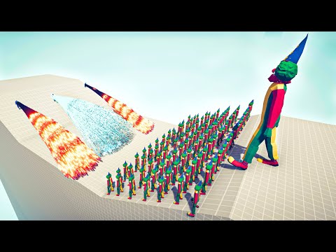 100x CLOWN & GIANT vs 3x EVERY GOD - 🏹 Totally Accurate Battle Simulator TABS