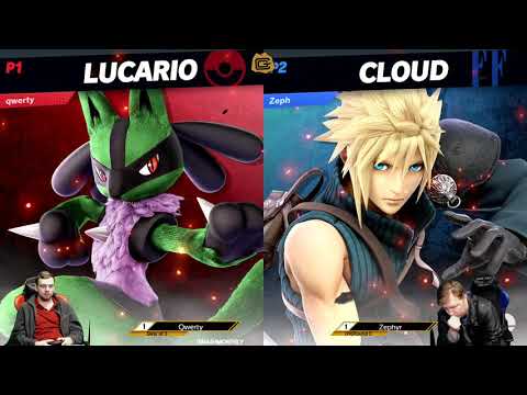 Qwerty (Lucario) vs Zephyr (Cloud) - Ultimate at The Cave #55 - Winners