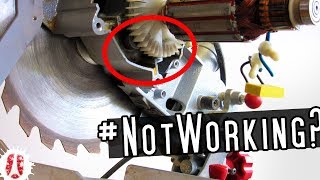 Can You Figure Out Why This Miter Saw Is Not Working? HOW TO Test A Broken Electric Motor #Motor