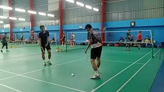 Badminton Suria Shuttler Bc Men's Double Sparring - Amer Sani / Amar Sani Vs Francis / Yuen Jia
