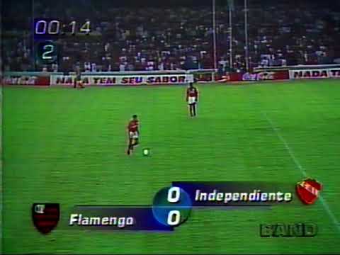 FLAMENGO 1x0 INDEPENDIENTE-ARG - Final Supercopa dos Campeões da Liberadores 1995 (Band) 1/2