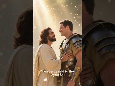 The Faith of the Roman Centurion | True Faith Doesn't Need Proof #biblestories #shorts
