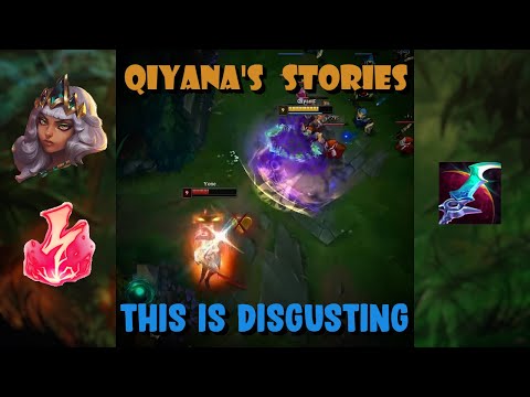 Qiyana Eclipse vs Yone behind (bot lane 1v1)