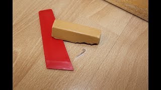 How to fix a chip in laminate flooring - NO CUTTING