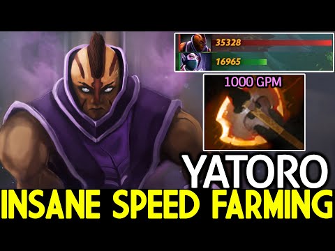 YATORO [Anti Mage] Pro Carry Insane Speed Farming 1000 GPM Dota 2