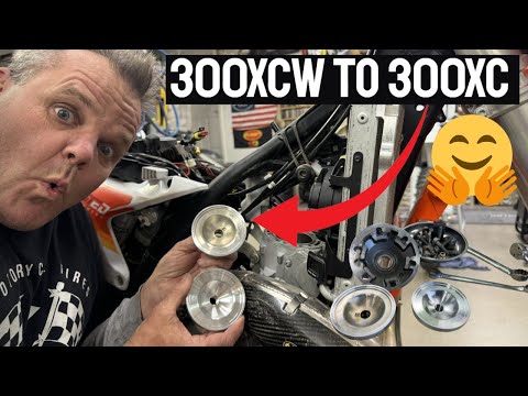 Turning your KTM 300 XC-W into an XC!