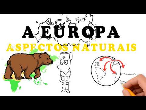 A EUROPA ASPECTOS NATURAIS #geografia