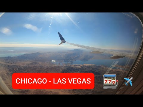 FULL FLIGHT / Chicago to Las Vegas  / B737-800 / UNITED