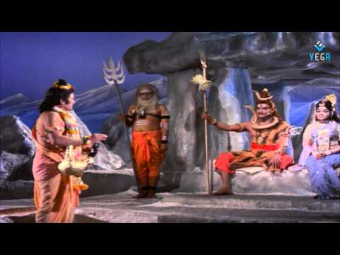 Shri Ramanjaneya Yuddham - Narada Muni Meets Lord Shiva And Parvathi