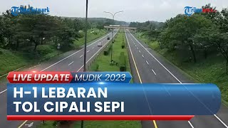 Lalu Lintas Tol Cipali H-1 Lebaran Terpantau Sepi, Rekayasa Lalu Lintas Searah Sudah Tak Berlaku