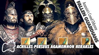 Where To Find ALL Fallen Guardians + Legendary Cursed Weapons - Perseus Achilles Agamemnon Herakles