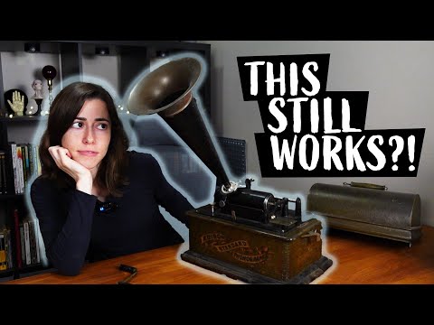 Voices from over 100 years ago | Listening to an Edison cylinder phonograph