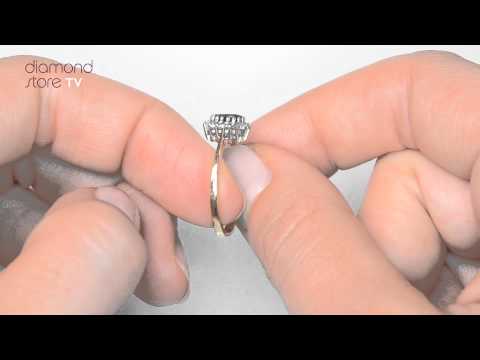 Sapphire & Diamond 5mm x 3mm Oval Ring - A3225