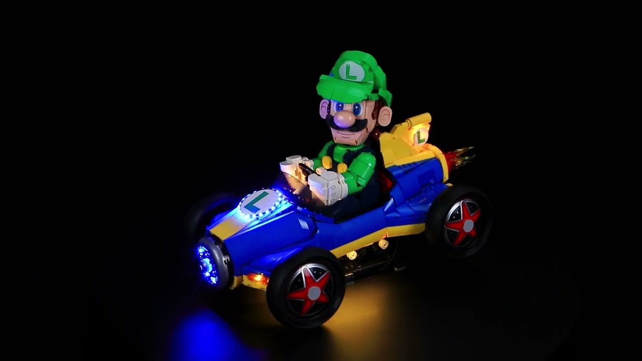 BrickBling LED-Licht-Set für LEGO® 72050 Super Mario Kart Luigi
