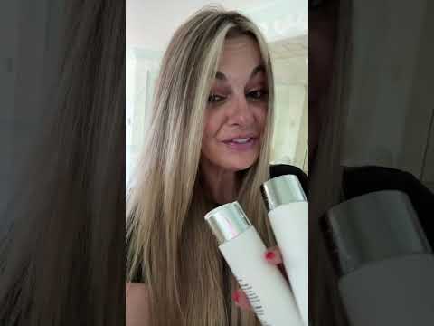Trying out the new SKINN Cosmetics haircare #hairstyle #haircare #antiaging