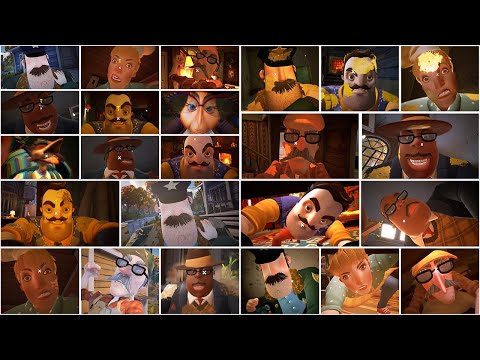 HELLO NEIGHBOR 2 ALL JUMPSCARES