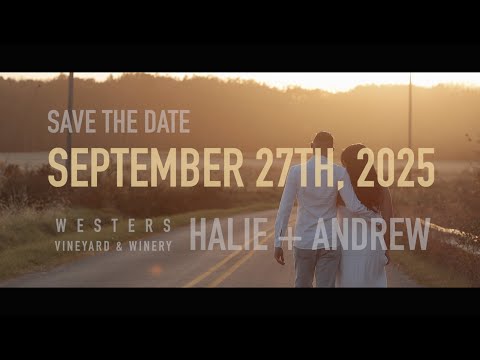 Halie + Andrew | Save the Date | September 27th, 2025 | Bearded Wolf Productions | Version 1