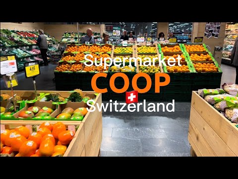 Preços dos alimentos na Suíça 🇨🇭 Supermercado Coop 🍊Shopping