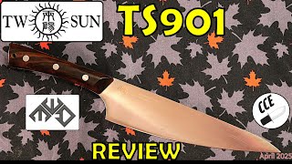TwoSun TS901 Chef Knife #review #mazwanmokhtar