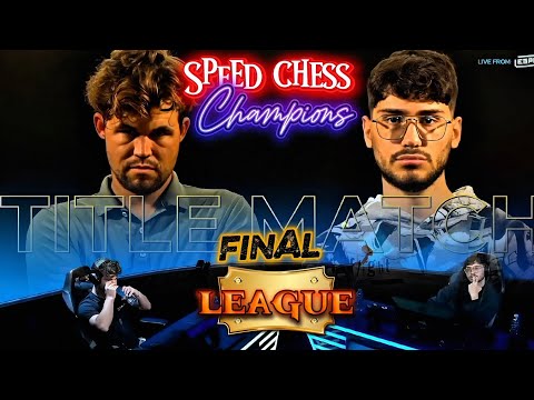 FINAL LEAGUE!!! Magnus Vs Alireza Firouzja in Speed Chess Champion