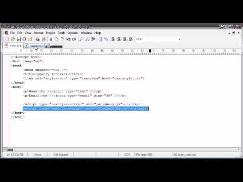 jQuery Tutorial 21 Attribute selectors