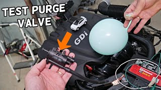 HYUNDAI SANTA FE PURGE CONTROL VALVE SOLENOID REPLACEMENT LOCATION REMOVAL