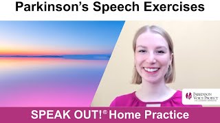 Parkinson’s Speech Exercises: DAYLIGHT