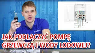 Jak podłączyć pompę obiegową instalacji grzewczej i wody lodowej? CosiTherm