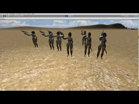 Addding attack and wild shoot animation to Unity Mecanim Controller