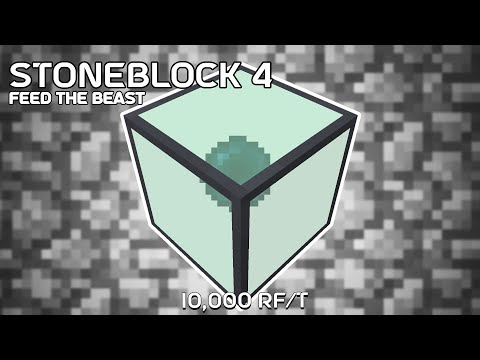 StoneBlock 4 - RFTools Endergenic Generator Automation - EP7