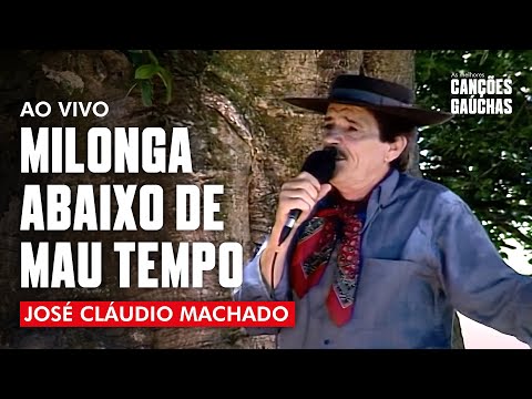 José Cláudio Machado -  Milonga Abaixo de Mau Tempo (Acústico Ao Vivo - Clip DVD)