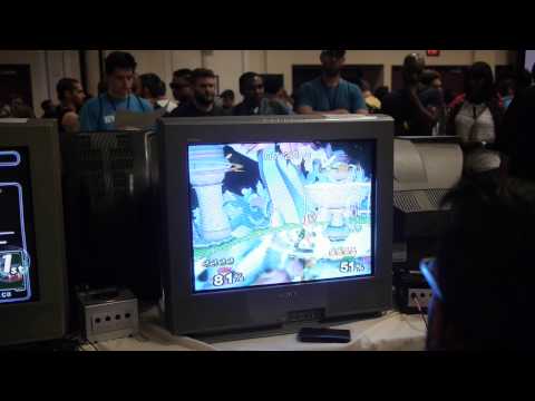 DavidCue (P1) vs Teg | alphicans (P4)  - EVO 2015 - Melee Pools Game 6 (Losers Finals)