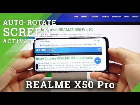 How to Enable/Disable Automatic Rotation in Realme X50 Pro – Rotate Screen