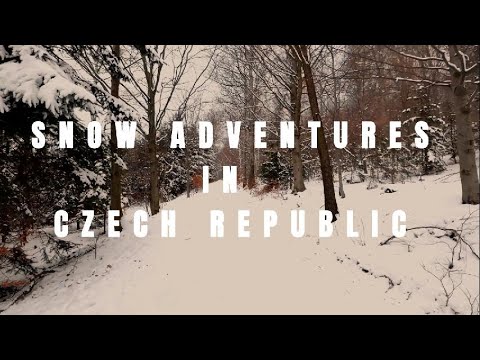 SNOW hike in UNTOUCHED NATURE - Czech Republic 2025 (Mezibori to Kliny path)