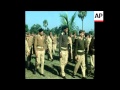 SYND21/12/71 Pakistani officers ceremonially hand over their arms to Indian forces