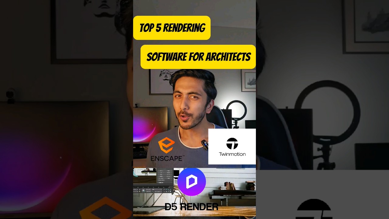 Top 5 Rendering Software for Architects 2024 #architecture #rendering #youtubeshorts