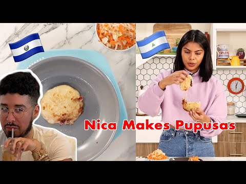 Can a Nicaraguan Make Salvadorian Pupusas? ft. Curly