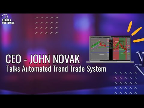 Trend Trade Strategy   Live Education by Nexgen Software CEO John Novak