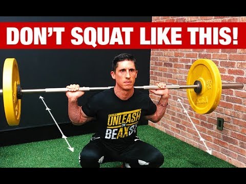 Stop Squatting Like This (AWFUL!!)