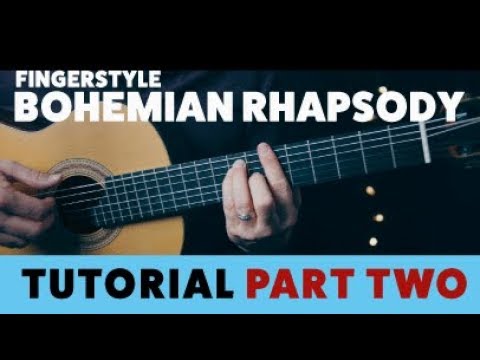 Bohemian Rhapsody Part 2 Operatic Section - Fingerstyle Guitar Tutorial TAB link Below