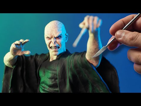 Sculpting LORD VOLDEMORT  | Harry Potter [ Timelapse ]