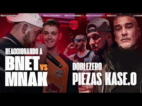PIEZAS, KASE.O y DOBLEZERO REACCIONAN a BNET vs MNAK y hablan sobre FREESTYLE | #FMSESPAÑA