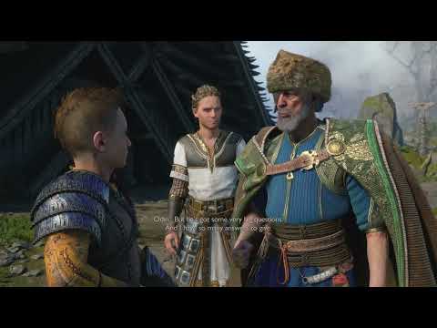 Heimdall beats Atreus. Thor and Odin intervene to save him - God of War Ragnarok