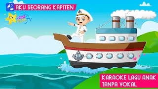 Download lagu AKU SEORANG KAPITEN 👮‍♂️🎤 Karaoke Lagu Anak Terpopuler Terbaru Tanpa Vokal mp3