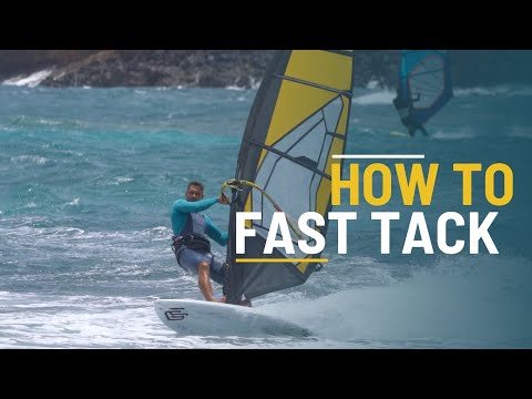 How to fast tack on a windsurfing wave board. Josep Pons Top tips and technique tutorial