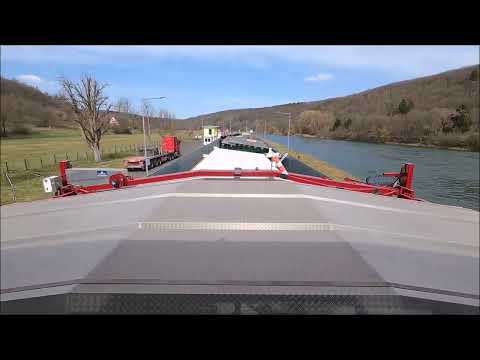 Vaart van sluis Harrbach naar sluis Obernau op de Main