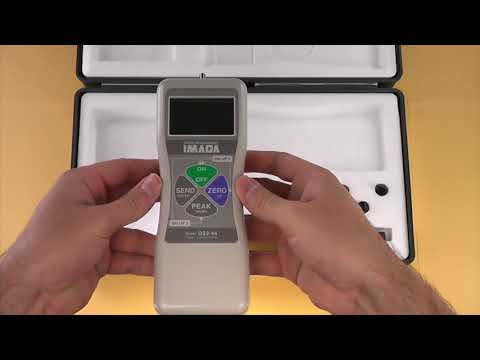 Imada DS2-110 Force Gauge: Basic Operations